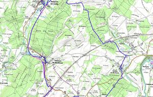 Le circuit des Lavoirs et Fontaines au pays de Montbozon (24 Km).