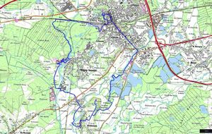 Le sentier de la Reigne avec retour par la Voie Verte (19km).