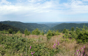 Panorama après le Col des Chevrères (918 m).