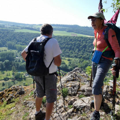 Randonnée à la journée du 27 mai 2026 depuis Rancenay (18 km). - Point-de-vue depuis le Bois de la Côte.