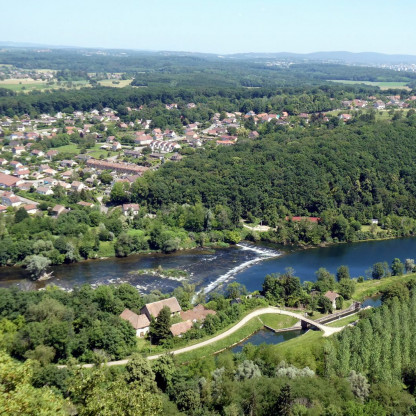 Randonnée à la journée du 27 mai 2026 depuis Rancenay (18 km). - Le Moulin depuis la Chapelle Notre-Dame du Mont.